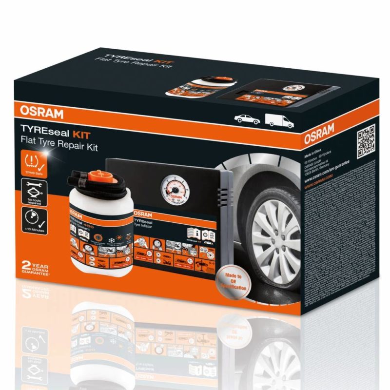 OSRAM OTSK4 TYRESEAL KIT SÚPRAVA NA OPRAVU AUTOMOBILOVÝCH PNEUMATÍK ...